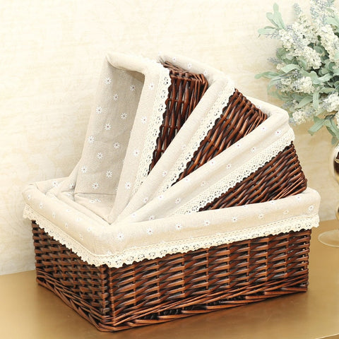 4 Sizes Handmade Laundry Storage Basket