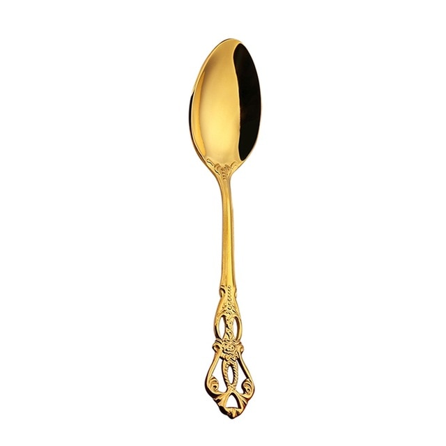 Retro Gold Plated Cutlery Set - My Posh Kitchen