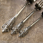 1pcs Luxury Silver Spoon Dinnerware Set