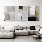 Modern Geometric Abstract Painting Wall Art