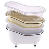 Mini Bathtub Soap Jewelry Makeup Organizer Box