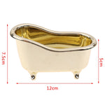 Mini Bathtub Soap Jewelry Makeup Organizer Box