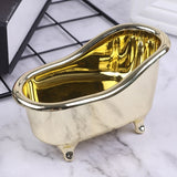 Mini Bathtub Soap Jewelry Makeup Organizer Box