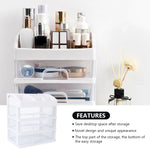 Transparent Table Makeup Organizer Box