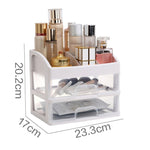 Transparent Table Makeup Organizer Box