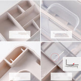 Transparent Table Makeup Organizer Box