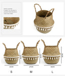 Handmade Bamboo Storage Foldable Laundry Basket